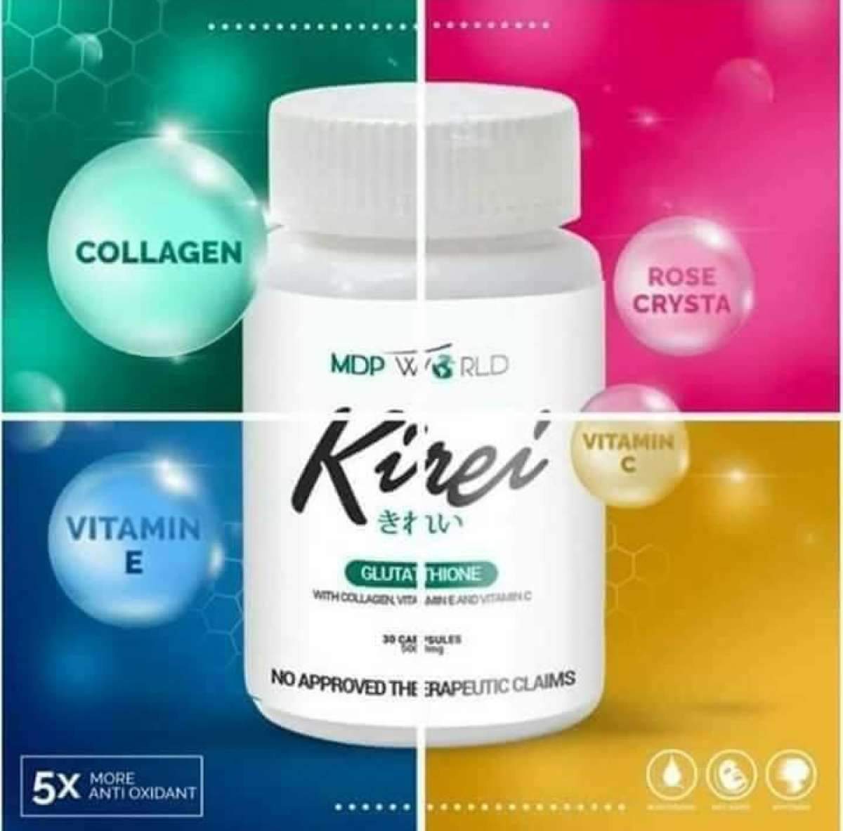 3 KIREI Glutathione Best Seller (PROMO)