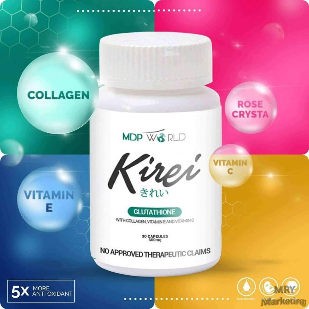 Authentic Kirei Glutathione 30 capsules